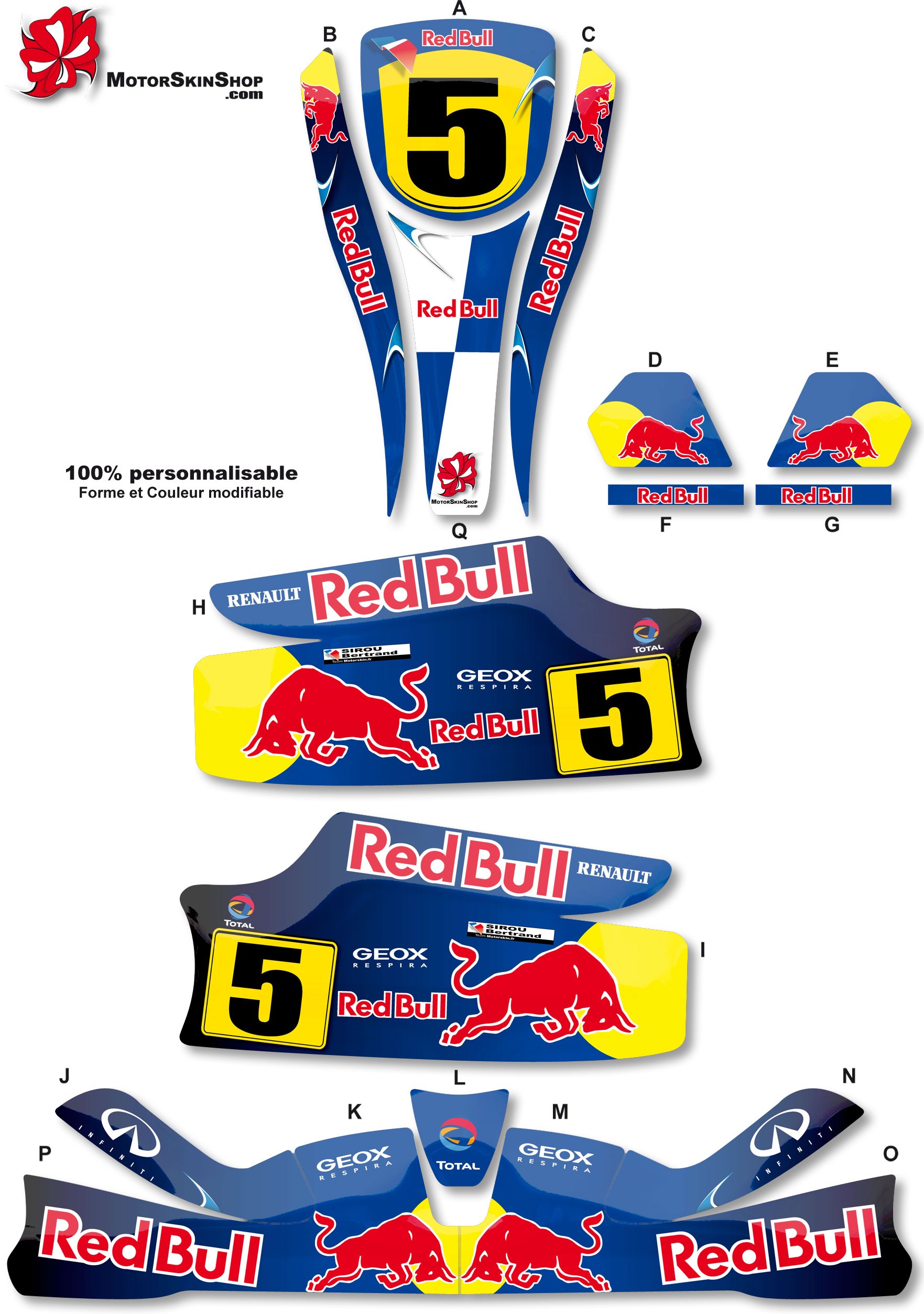 kit deco perso karting decoration karting