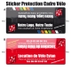 Sticker protection Vélo