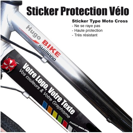 Sticker protection Vélo