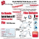 Film Protection cadre Vélo Route VTT Universel 150 Microns Bande Découpé