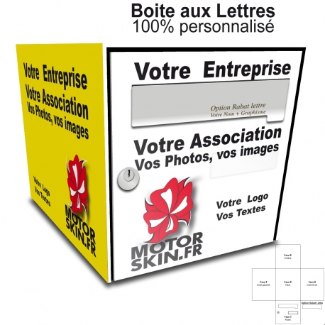 Sticker Boite aux lettres 100% personalisée