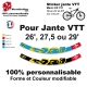 Sticker Mavic EX 721 Jante VTT