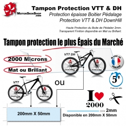 Tampon Protection Boitier Pédalage VTT et VTT DH