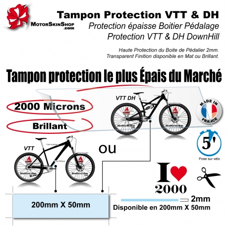Protection Cadre VTT Skin Protect BIKE XTREM DH 2000 bande
