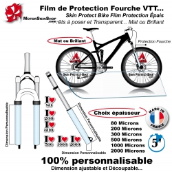 Film de Protection Fourche VTT Bande Mat ou Brillant