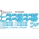 Sticker cadre Lapierre vélo XXL 2014