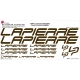 Sticker cadre Lapierre vélo XXL 2014