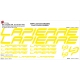 Sticker cadre Lapierre vélo XXL 2014