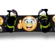 Sticker SnowBoard Smiley Emoticone personnalisable