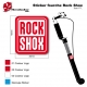 Sticker fourche Rock Shox VTT carré