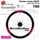 Sticker ENVE jante vélo roue 700 ou 650B