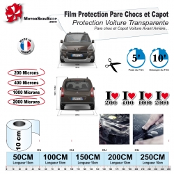 film de protection pare chocs capot voiture bouclier