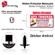 Sticker Antivol Monocycle électrique protection
