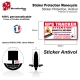 Sticker Antivol Monocycle électrique protection