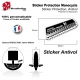 Sticker Puce Antivol Monocycle électrique protection