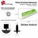 Sticker Puce Antivol Monocycle électrique protection
