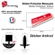 Sticker Puce Antivol Monocycle électrique protection