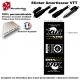 Sticker Amortisseur FOX VTT Bonbonne