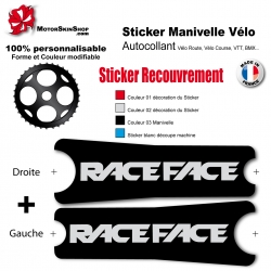 Sticker Manivelle Race Face personnalisable
