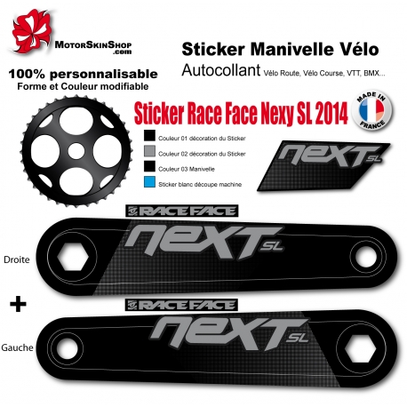 Sticker Manivelle Race Face Next SL 2014