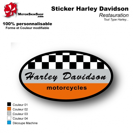 Sticker Harley Davidson Garde Boue