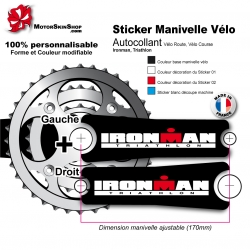 Sticker Manivelle Ironman Triathlon