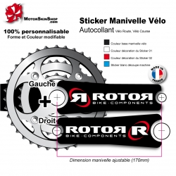 Sticker Manivelle Rotor Bike