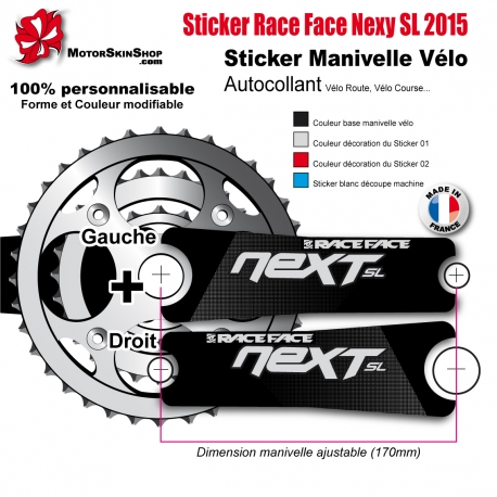 Sticker Manivelle Race Face Next SL 2015
