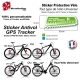 Sticker Puce Antivol vélo universel GPS Tracker couleur