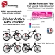 Sticker Puce Antivol vélo universel GPS Tracker couleur