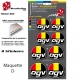 Planche Sticker AGV casque