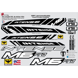 Sticker cadre Intense M6 FRO Taille XXl