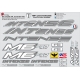 Sticker cadre Intense M6 FRO Logo Taille XXl