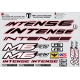 Sticker cadre Intense M6 FRO Logo Taille XXl