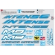 Sticker cadre Intense M9 FRO Logo Taille XXl