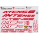 Sticker cadre Intense M9 FRO Logo Taille XXl