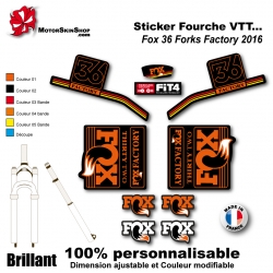 Sticker Fourche Fox 36 Forks Factory 2016