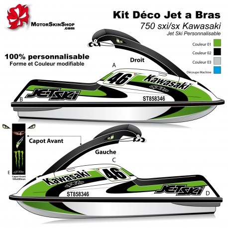 Kit déco Jet Ski 750 sxi Kawasaki