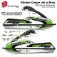 Sticker coque Jet Ski bras 750 sxi Kawasaki