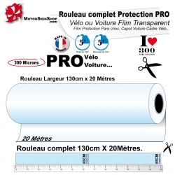 Film de Protection Vélo 20 mètres PRO Grand Rouleau complet 300 microns