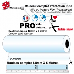 Film de Protection Vélo 5 mètres PRO Grand Rouleau complet 300 microns