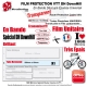 Film Protection VTT DH DownHill 1000 Microns en Bande Découpé