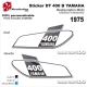 Sticker DT 400 B Yamaha 1975