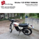 Sticker 125 DTMX Yamaha Marron