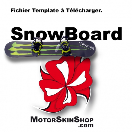 Gabarit Template SnowBoard