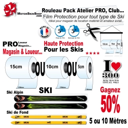 Rouleau Film Protection PRO Ski 300 Microns Pack Atelier