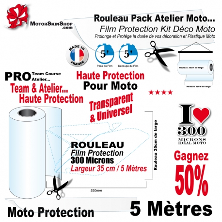 Film Protection Kit Déco Moto Cross PRO Pack Team course