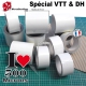 Film Protection cadre VTT 500 Microns Universel Bande Découpé