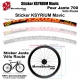 Sticker jante KSYRIUM SL Mavic Vélo route 700 ou 650B