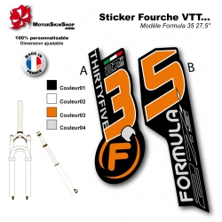 Sticker fourche pour 24 Pouces (VTT enfant 9-12 ans)